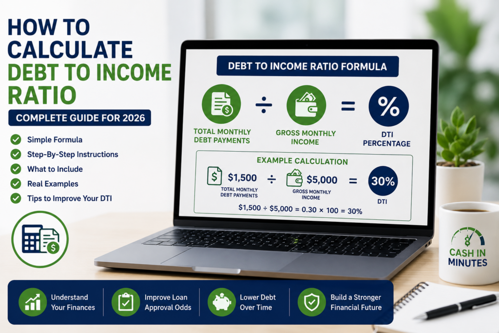 how to calculate debt to income ratio