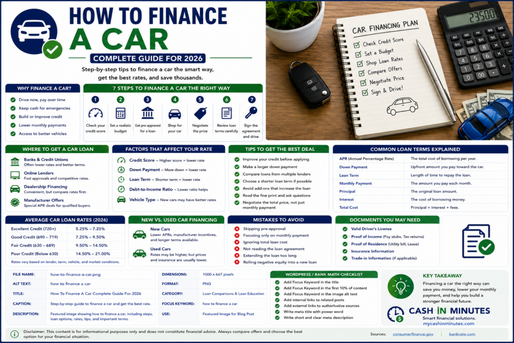 how to finance a car