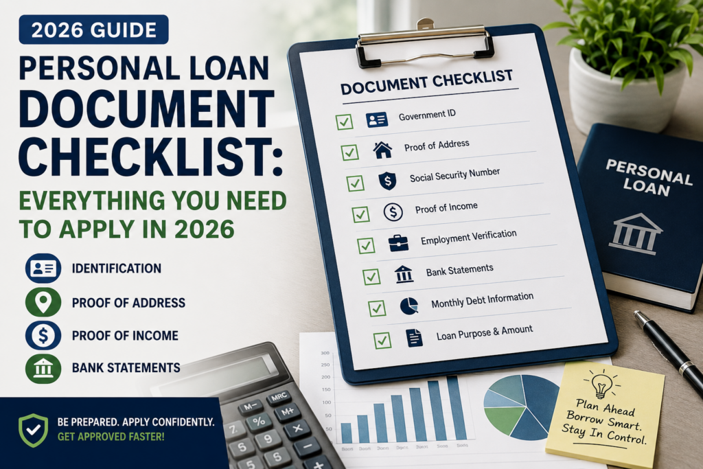 personal loan document checklist