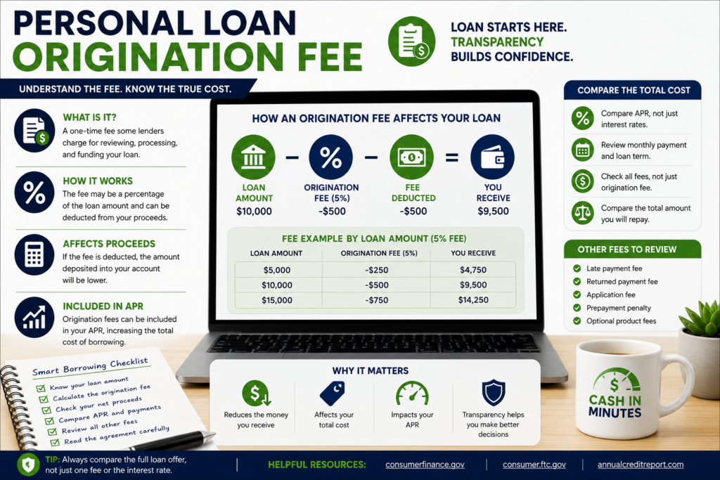 personal loan origination fee