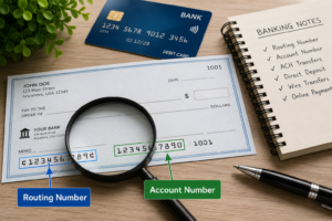 routing number vs account number