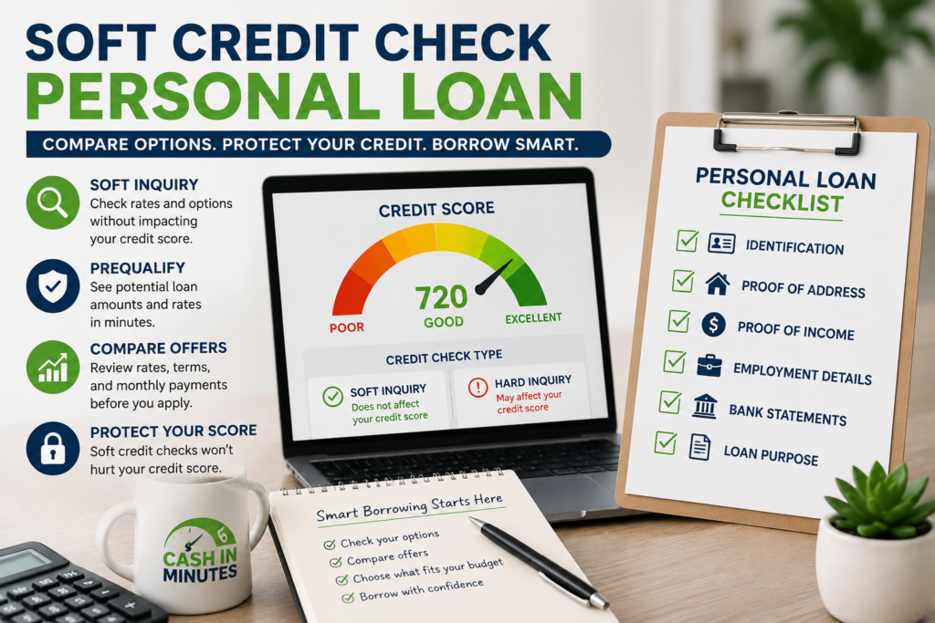 soft credit check personal loan